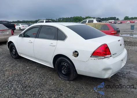 2012 Chevrolet Impala Police z USA, uszkodzony, nr VIN 2G1WD5E33C1300308